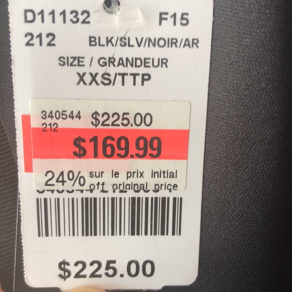 Brand new with tags two piece gown with front slit - Picture 6 of 6